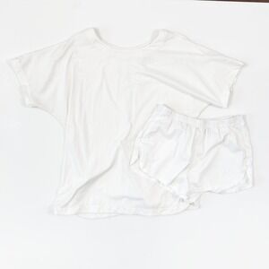 KENT Organic Supima Cotton‎ Sleep Set – Tee + Shorts (Size L)